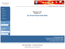 Tablet Screenshot of exproofpoint.com.my
